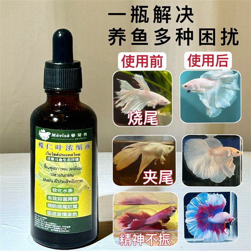曼尾纱榄仁叶浓缩液调节水质改善降酸烧尾趴缸夹尾热带鱼泰国斗鱼,宠物/宠物食品及用品,PH调节剂,淘宝优惠券,粉丝福利购,淘宝优惠卷
