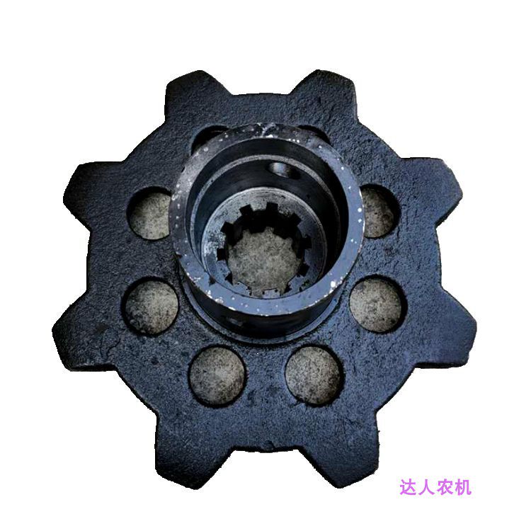 龙舟履带旋耕机驱动轮新款内孔10键启动轮18/19/20款中天原厂配件
