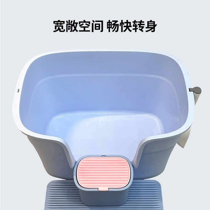 猫砂盆超大号猫厕所特大防外溅开放式半封闭式巨大垃圾桶缅因屎盆,宠物/宠物食品及用品,猫砂盆/猫厕所,淘宝优惠券,粉丝福利购,淘宝优惠卷