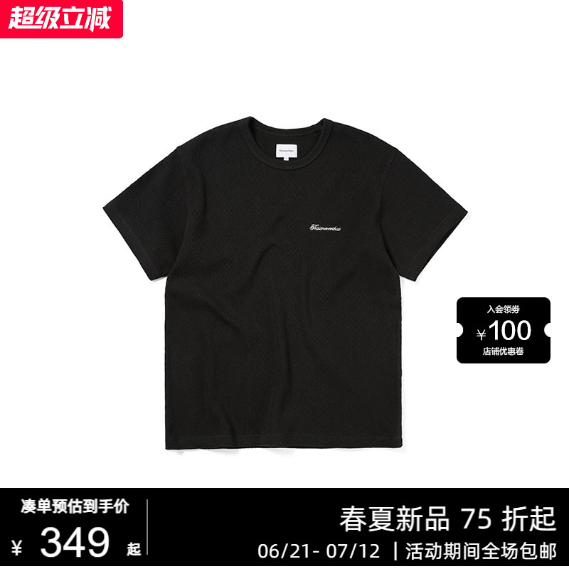 thisisneverthat® Waffle Tee 25早春新款百搭短袖T恤男女同款