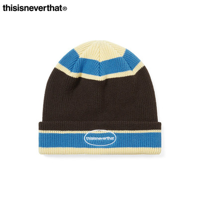 thisisneverthat® E/T-Logo Multi Striped Beanie 26拼色毛线帽