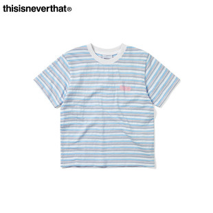 Tee 25夏季 新款 thisisneverthat® 短袖 圆领撞色女式 T恤 Striped