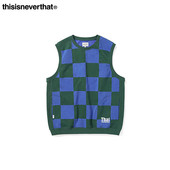 Sleeveless Sweatshirt 美式 thisisneverthat® 格纹马甲男款