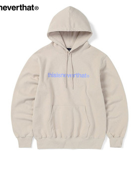 thisisneverthat®T-Logo LT Hoodie新款纯色字母印花连帽卫衣