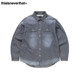 Hickory 牛仔长袖 Denim thisisneverthat@ Shirt 25年秋冬款 衬衫