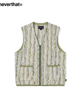 thisisneverthat® 3D Cable Knit Vest 春夏款麻花纹针织背心