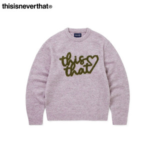 Sweater thisisneverthat® knit Logo 25年秋冬毛衣长毛绒 Heart