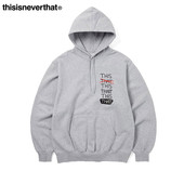 Hoodie秋冬新款 thisisneverthat®THISTHAT Skate 滑板连帽卫衣