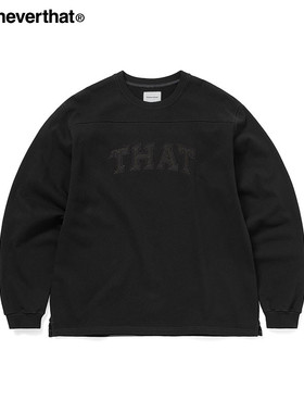 thisisneverthat@  THAT Panelled Crewneck 25年秋冬款卫衣男女