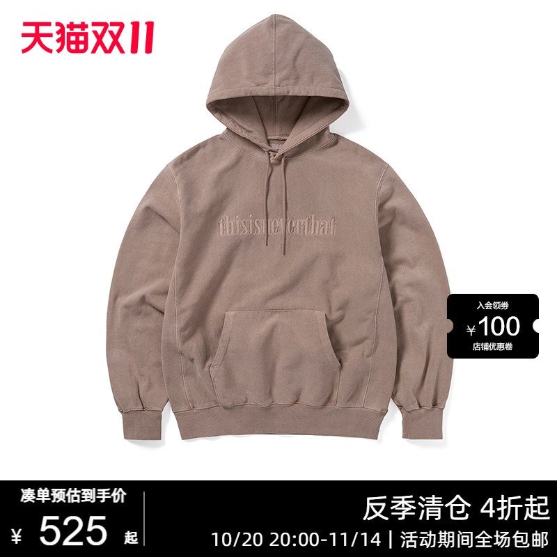 thisisneverthat®连帽卫衣