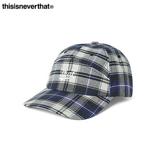 格纹可调节鸭舌棒球帽男女同款 thisisneverthat®Plaid Cap