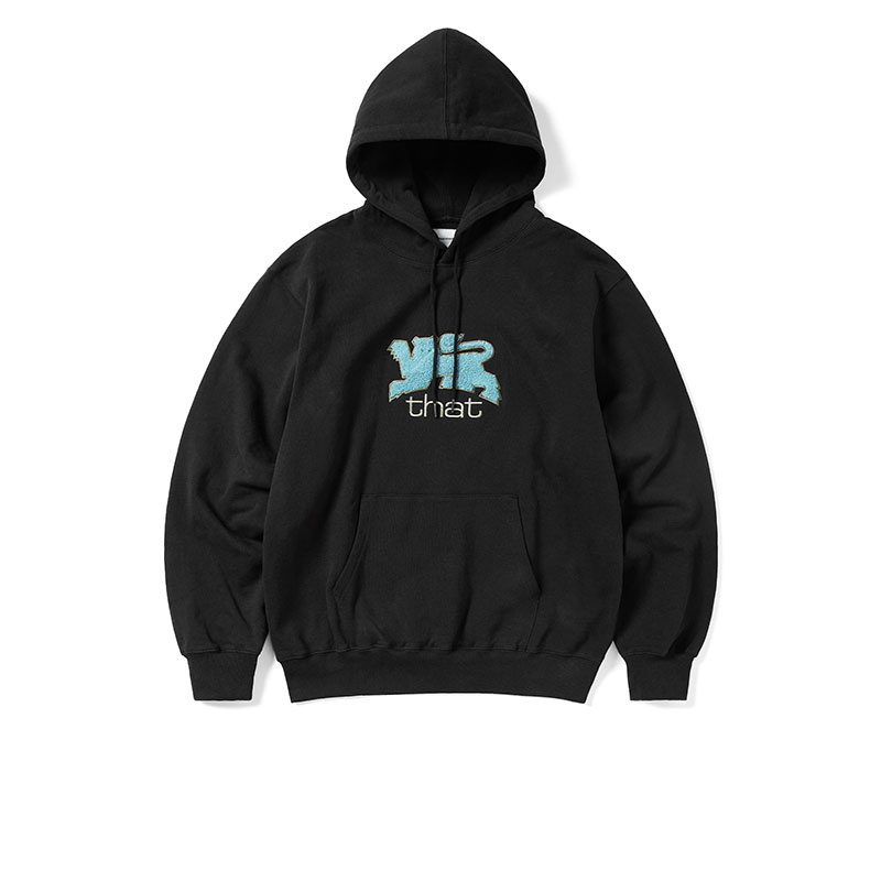 连帽印花卡通动物卫衣