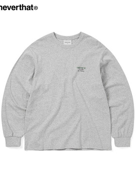 thisisneverthat@  CIRCA 2010 L/S Tee 25年秋冬新款长袖T恤潮