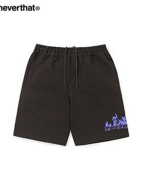 thisisneverthat® Flame Sweatshort 春夏加绒款男士运动短裤
