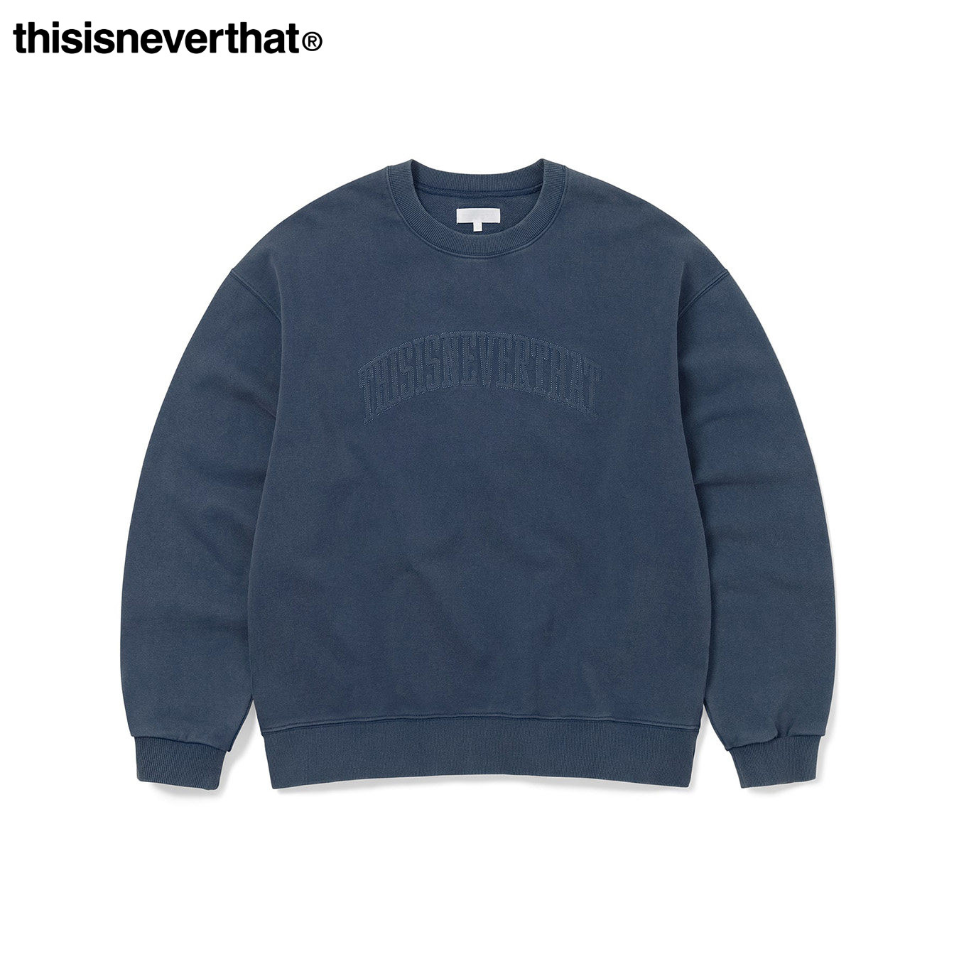 thisisneverthat® Faded Arch-Logo Crewneck 26年秋套头卫衣