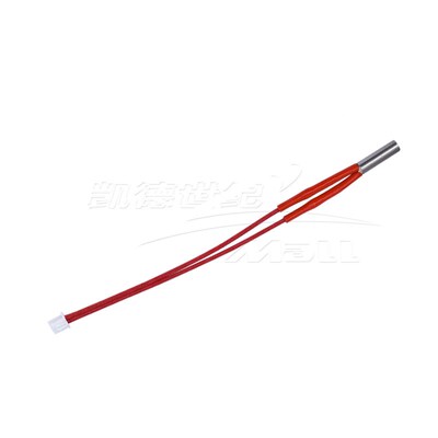 100K NTC热敏电阻XH2.54端子 6*20 12/24V40W加热棒 线长150mm