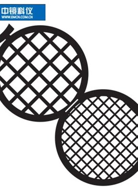 中镜科仪双联方孔铜网 铜双联网 (不带碳膜)透射电子显微镜TEM