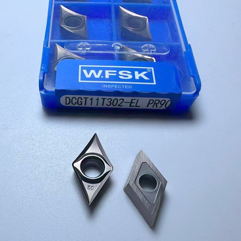 WFSK五丰数控 不锈钢菱形精车刀片 DCGT11T302-EL PR90