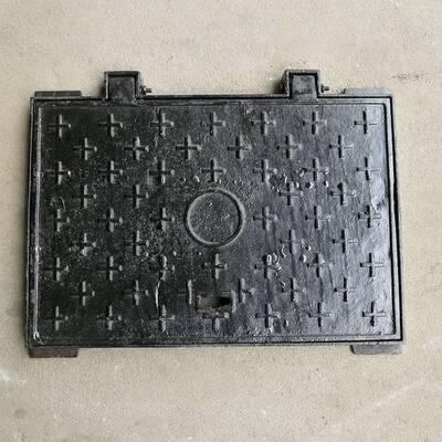 长方形400*600家用水表井盖马路下水道雨水井盖球墨铸铁井盖