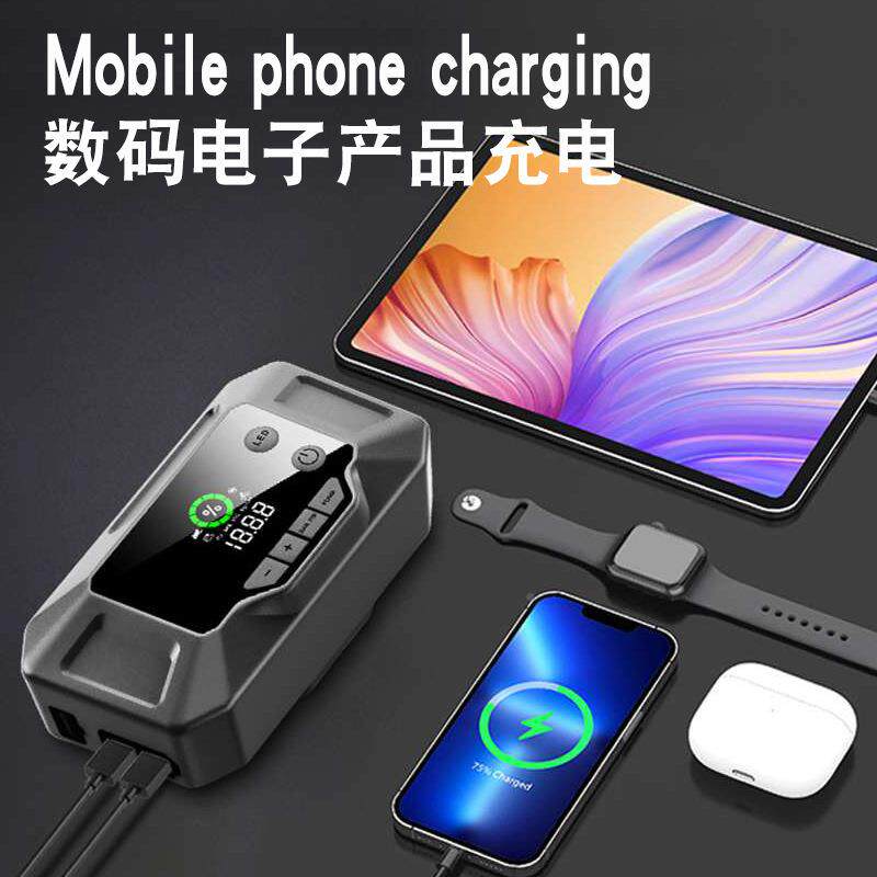 车载功充气泵应启动电源12线V便AL777516携式无打急气泵多能手机