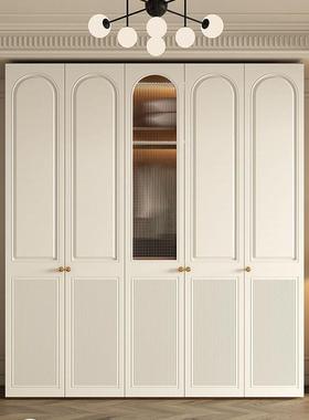 la轻Y法式复古x-541213衣柜开门新款20爆2平5款卧室家用中古风玻