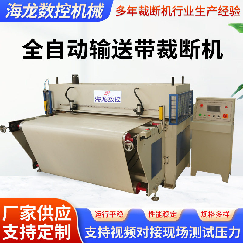全自动输送带裁断机皮革珍珠棉自动下料机海绵塑料全自动裁断机