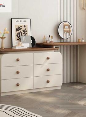 聪瑞XNW复古全实木轻奢整梳妆台斗柜可装斗移尚动柜拐角收纳一体