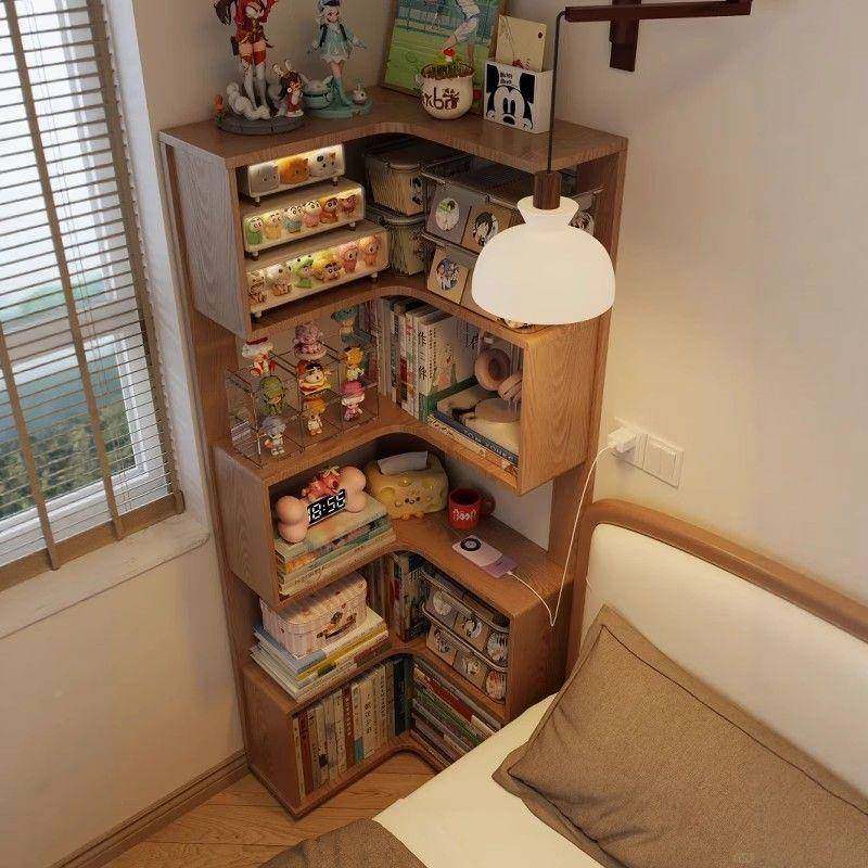 书架架落地物收一体靠墙转203角柜墙角书柜客厅卧置室纳架书房储,住宅家具,角柜,淘宝优惠券,粉丝福利购,淘宝优惠卷