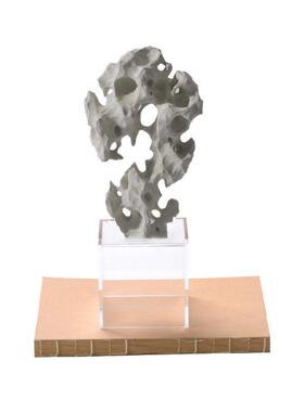 新中式家居样板厅房间软装太石装饰品茶室客酒湖柜玄关古风中PZ12