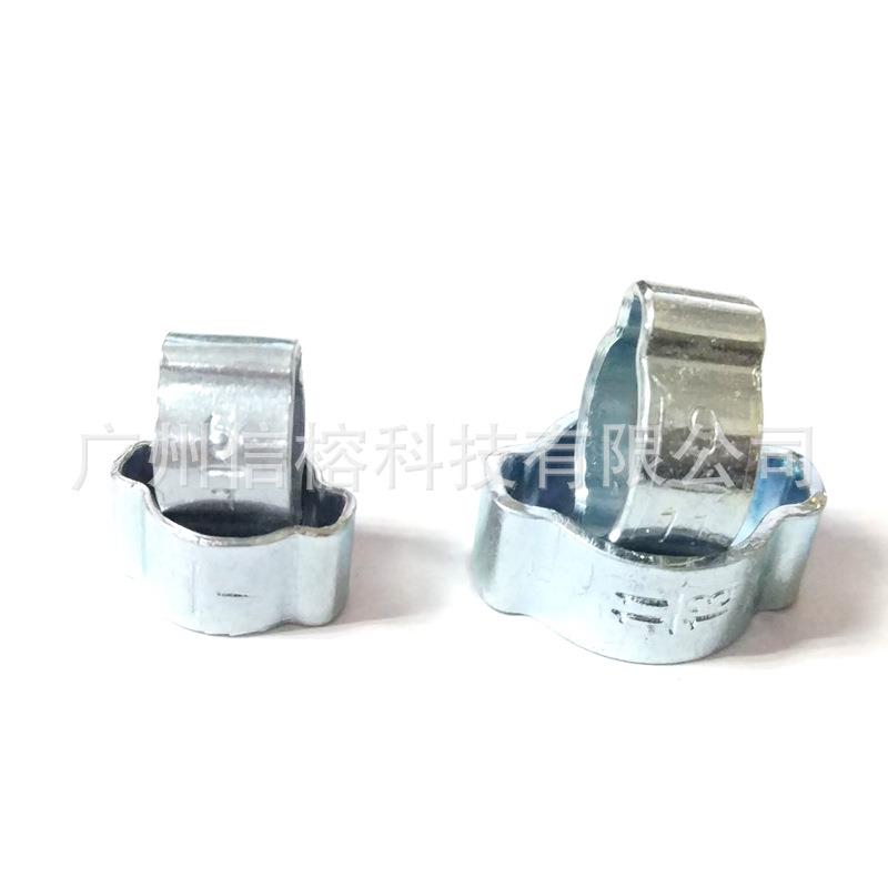 亚马逊爆款双耳卡箍150PCS盒装双耳卡箍双耳环箍水管夹卡箍钳