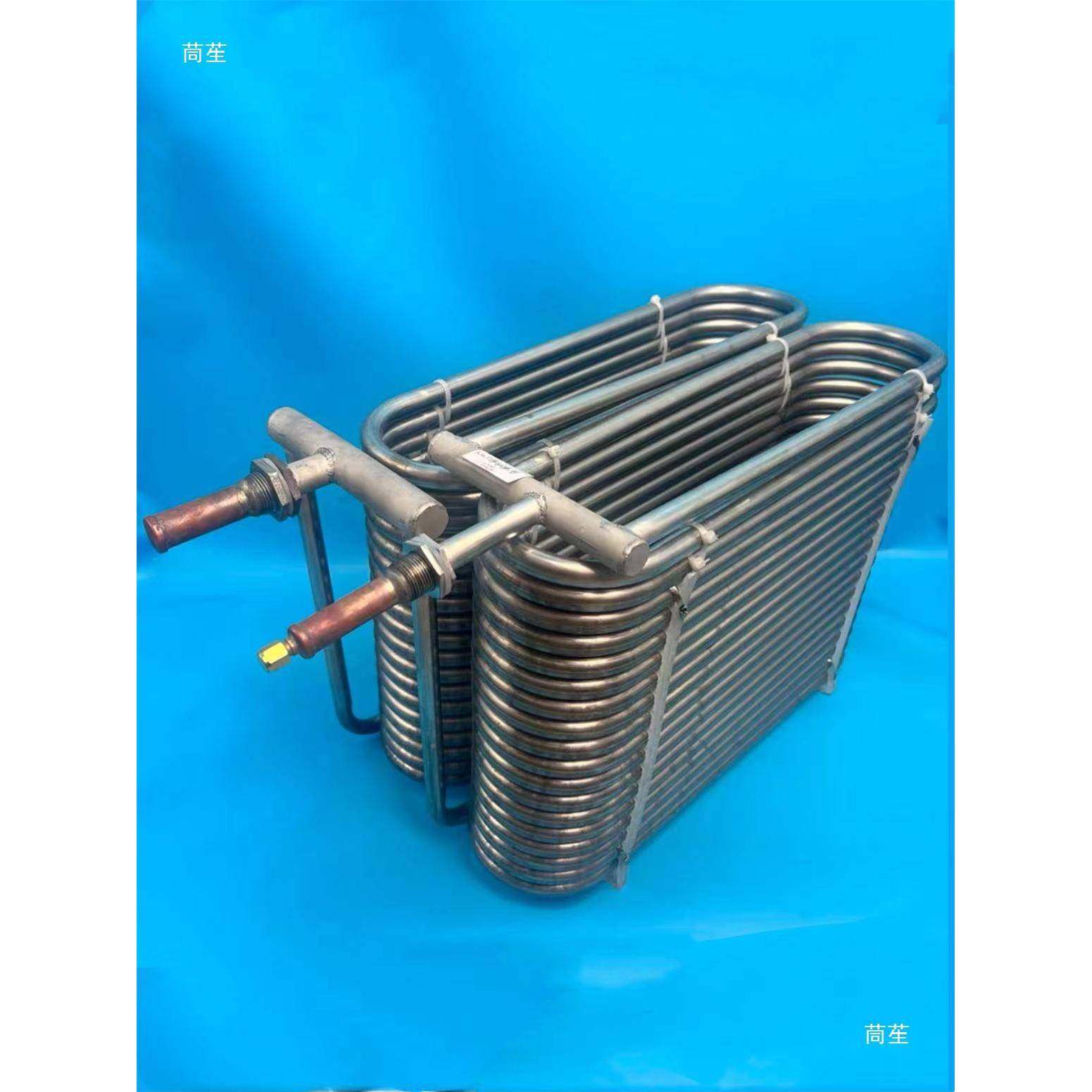 工业冷水家机3P5P1P匹厂304不锈制NML冷钢盘0管蒸发器换热冷却器,机械设备,空气净化设备,淘宝优惠券,粉丝福利购,淘宝优惠卷