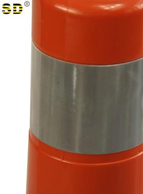 MSD型P力UN立柱PU道口标45/75CM耐折警示柱弹277柱柔性立柱