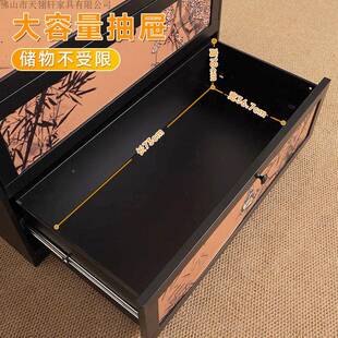 卧中古风花钢制斗柜DG-10厅边柜印储物柜铁艺五斗柜室床尾抽屉客