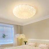 儿童卧房眼卧室吸顶灯全光谱护led男孩女孩云灯朵房84604间奶油风