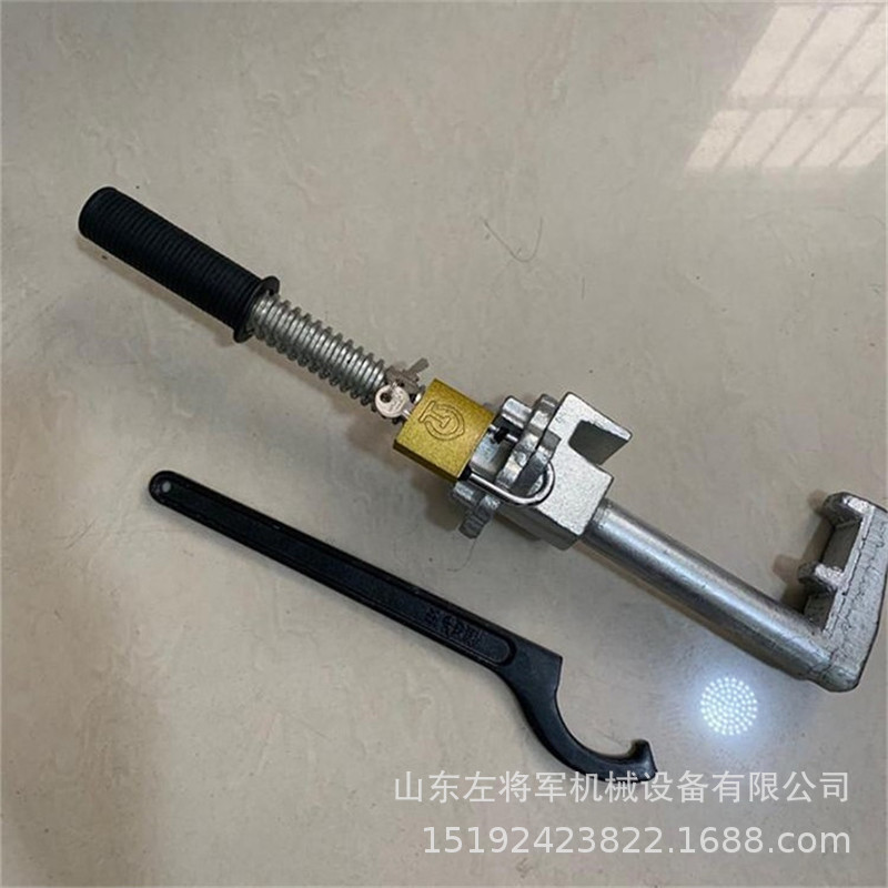 厂家发货锻钢尖轨钩锁器 15号道岔密贴钩锁器 莲花盘钩锁器