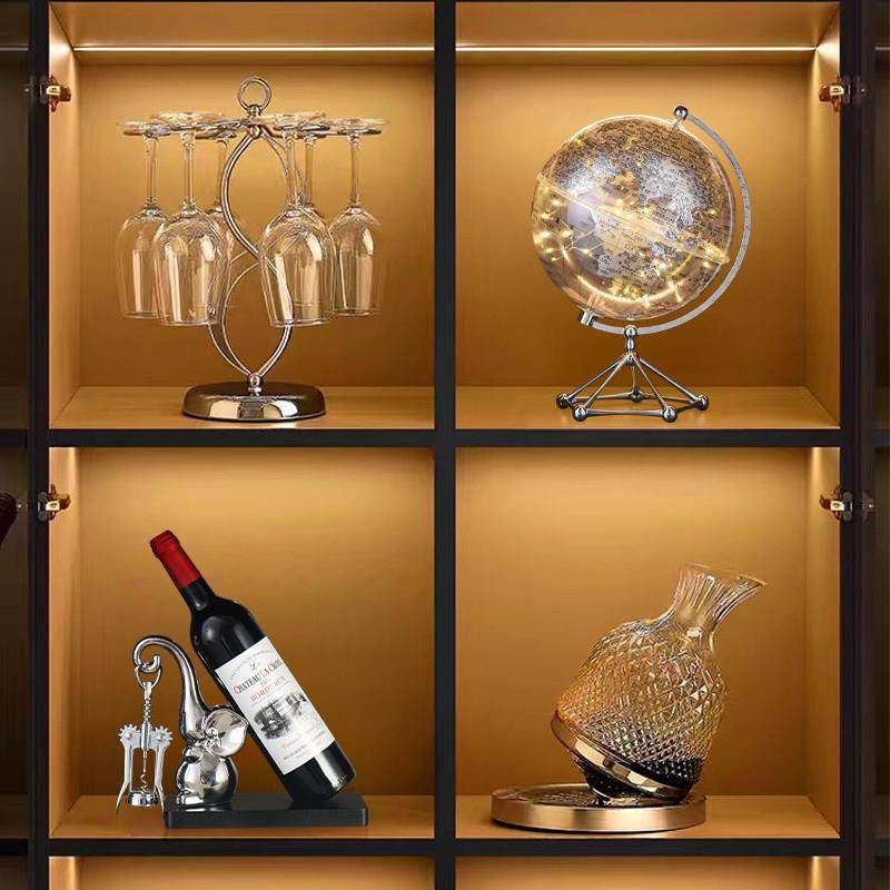 现代轻奢高档家居客厅电视柜酒柜红酒架杯架餐柜组合装饰品摆件,收纳整理,红酒架,淘宝优惠券,粉丝福利购,淘宝优惠卷