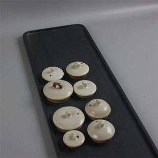 米黄汝窑功夫茶具套装家用陶瓷轻奢高档茶壶盖子配件泡茶器零配