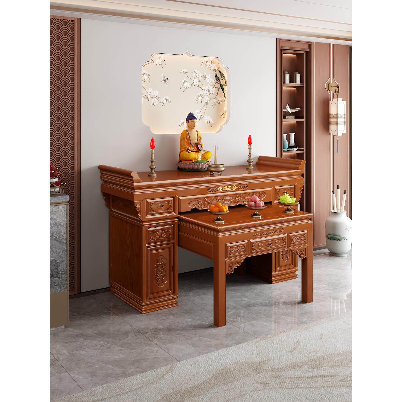 实木供桌香盒家居现代简约坛佛桌乡村客厅中柜财神香盒条盒,住宅家具,供桌,淘宝优惠券,粉丝福利购,淘宝优惠卷