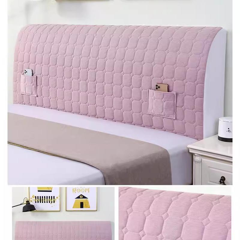 日本品质床头罩套加厚全包床头罩床头套软包木床通用床靠背罩套