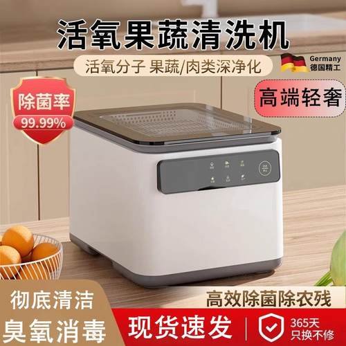德国果蔬清洗机家用全自动多功能洗菜机食材去农残臭氧水果净化器