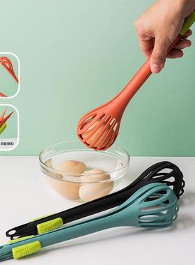 多功能打蛋夹子二合一葱抓饼夹面条夹家用厨房拌面夹手动打蛋器爻