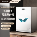 无汞灯珠紫外线消毒柜家用小型台式 新款 免沥水餐具碗柜烘干二星级