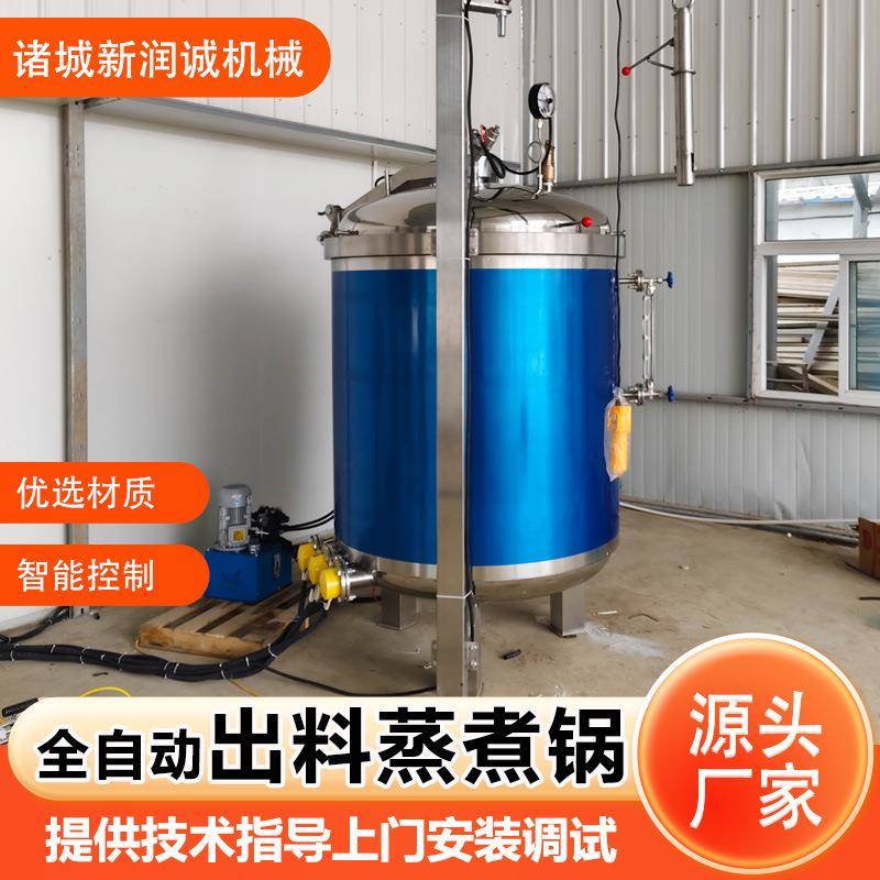 立式高压蒸煮锅可蒸煮熬制粽子药材肉制品智能控制一机多用