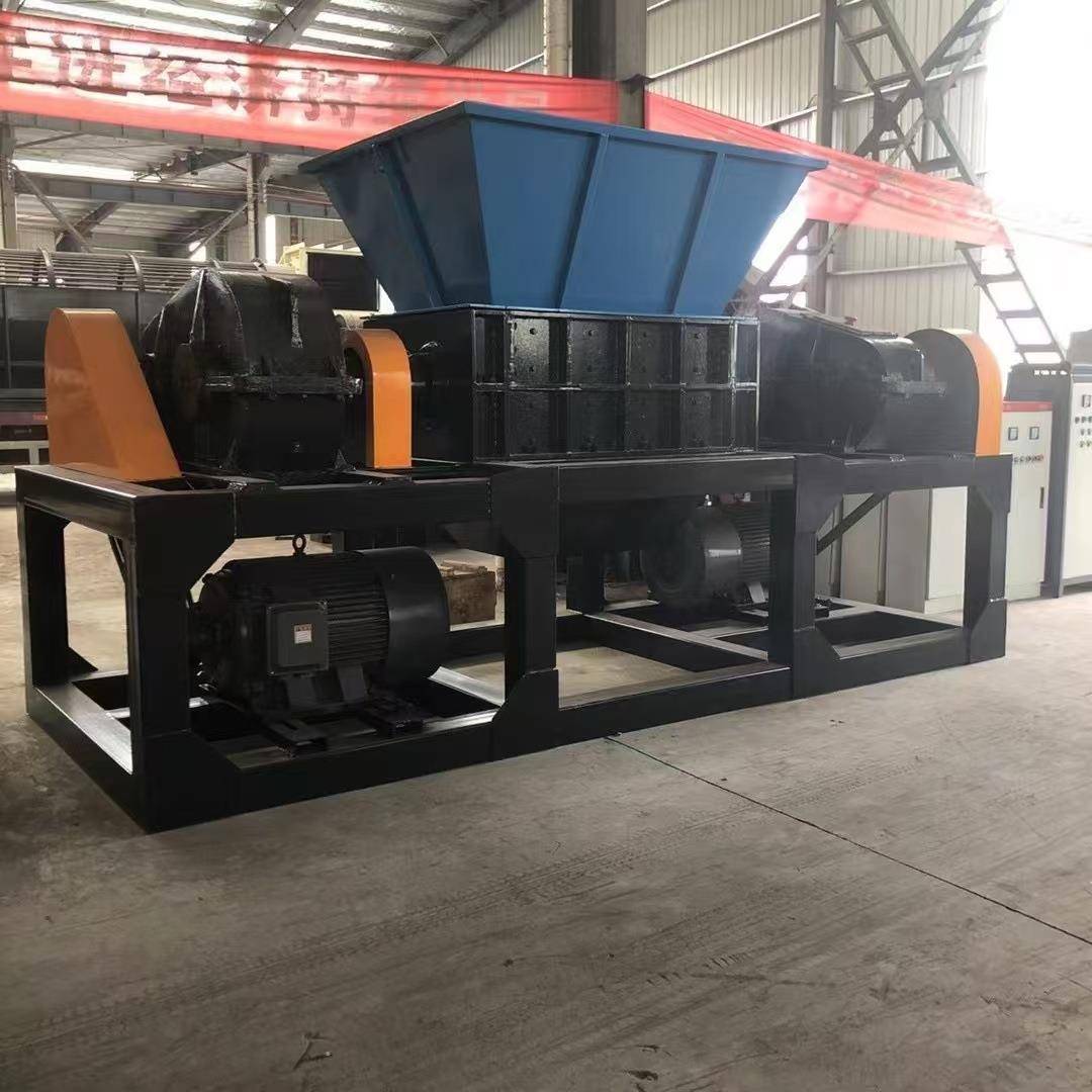 1000型撕碎机用于撕碎工业塑料木材稻草纸板铁皮皮革海绵破碎