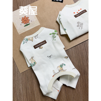 舒适源于自然，给毛孩子的护肚衣