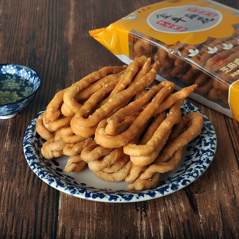 湖北黄石特产大冶正宗金牛麻花咸味酥脆香传统老式怀旧手工小麻花