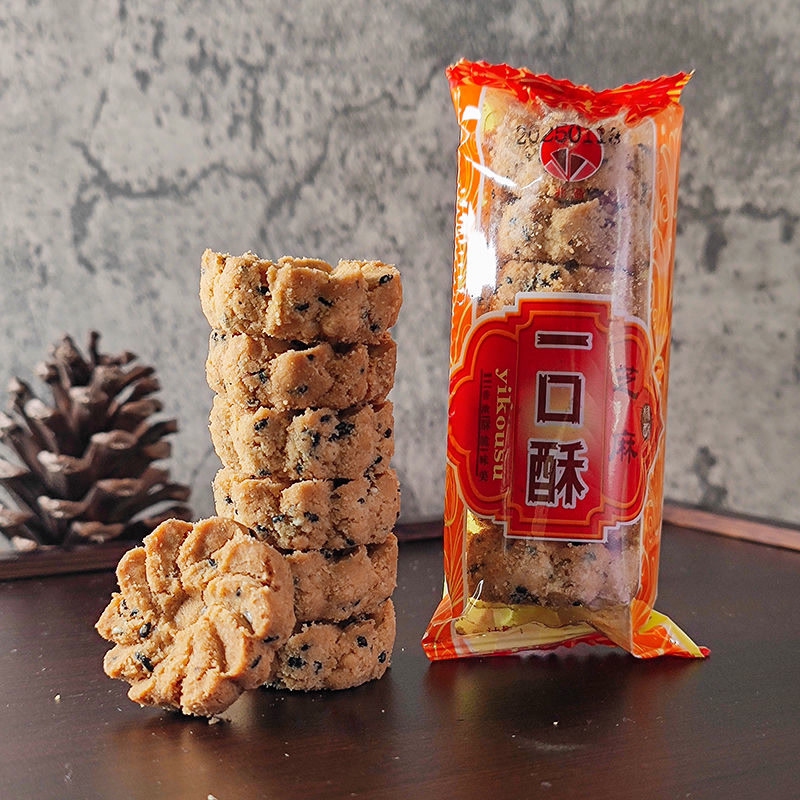 芝麻一口酥小桃酥饼芝麻一口酥传统糕点零食独立包装小酥饼糕点