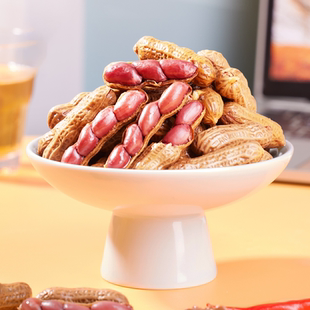 鲜汁卤花生灌汤水煮花生解馋零食一斤装颗粒饱满回味无穷香咸糯口