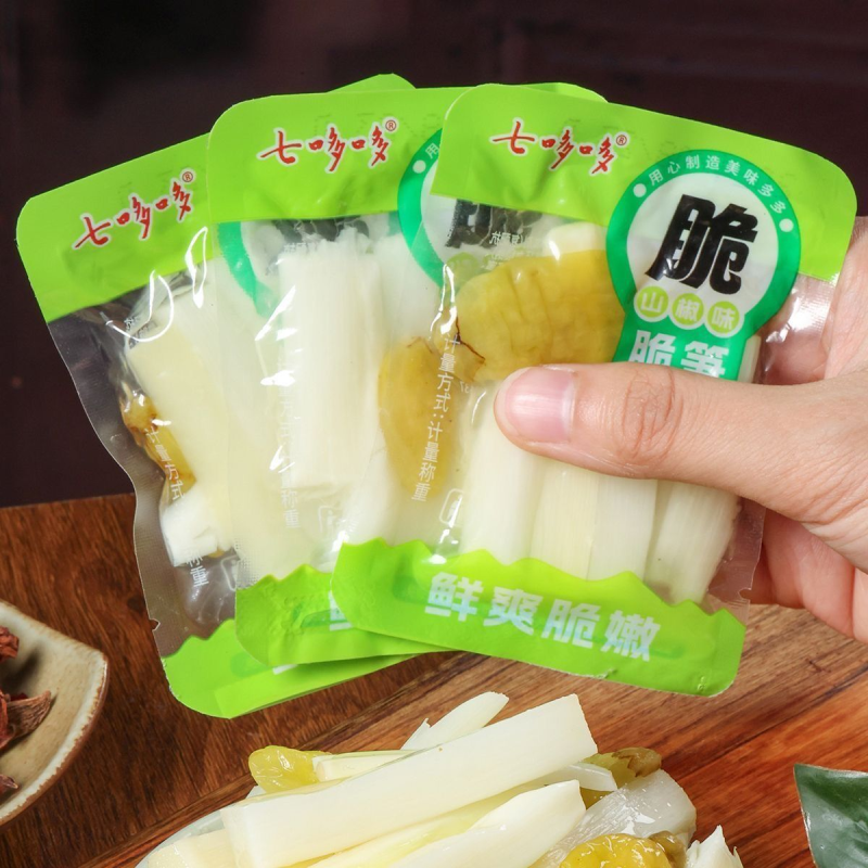 山椒笋尖新鲜泡椒酸辣竹笋开袋即食脆笋小包装解馋休闲零食批发