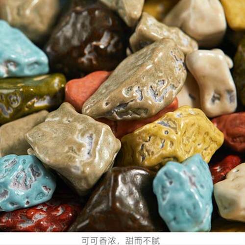 500g石头糖石头巧克力朱古力糖果250g休闲零食巧克力豆石头巧克力